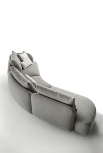 Divano contemporaneo Curvo