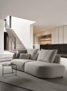 Divano contemporaneo Curvo