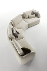 Divano contemporaneo Curvo