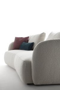 Divano contemporaneo Curvo