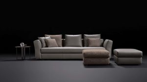 Divano artigianale contemporaneo Silverstone Varese3