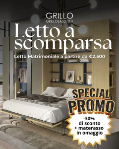 Promozione letti a scomparsa