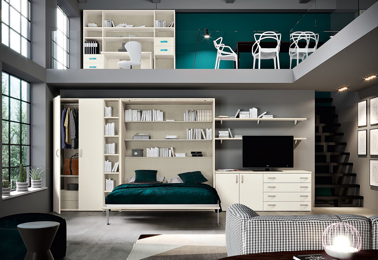 Letto a scomparsa space 910