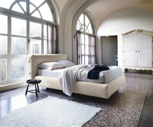 Letto imbottito a contenitore Allan