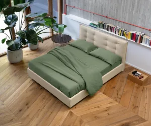 Letto imbottito a contenitore Bob