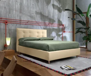 Letto imbottito a contenitore Bob