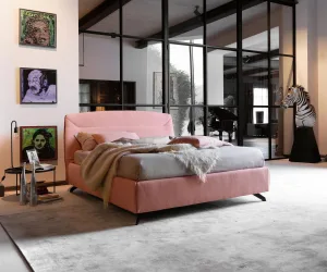 Letto imbottito a contenitore Cama