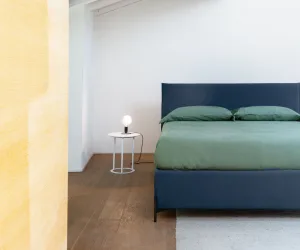 Letto imbottito a contenitore Cosmo