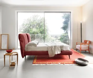 Letto imbottito a contenitore Eden Advance