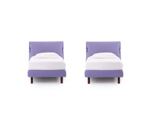 Letto imbottito a contenitore Eden Advance