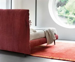 Letto imbottito a contenitore Eden Advance