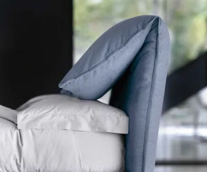 Letto imbottito a contenitore Eos