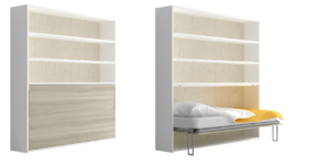 Modulo orizzontale con libreria