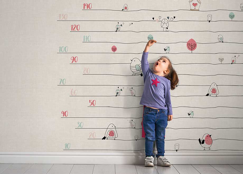carta da parati-artistica moderna collezione colour me baby metro a Varese